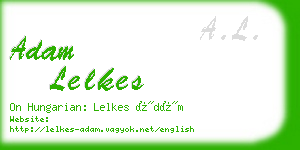 adam lelkes business card